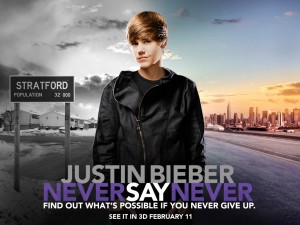 NSN 3D 300x225 Justin Bieber NEVER SAY NEVER 3D Premier 2011