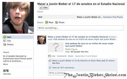 justin bieber killed peru Justin Bieber could be killed in Peru! #BiebsStayOutOfPeru 2011