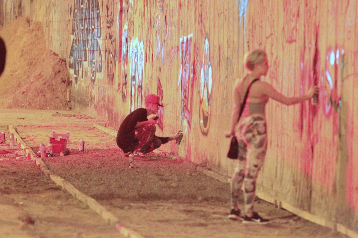 Justin Bieber is a graffiti artist in Rio de Janeiro, Brazil Nov 5, 2013